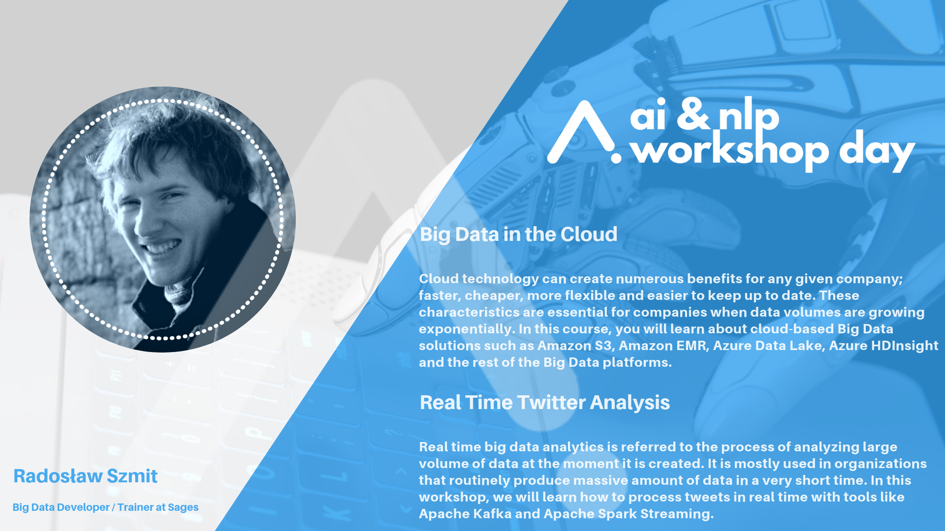 AI & NLP WORKSHOP DAY 2018